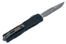 Microtech Ultratech EX-ZBP Interceptor - Black Handle - Apocalyptic Blade - Signature Series - 1117EX-10APS