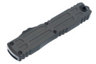 Microtech Ultratech EX-ZBP Interceptor - Natural Clear Handle - Black DLC Blade - Signature Series - 1117EX-1DLCTNCS