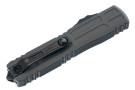 Microtech Ultratech EX-ZBP Interceptor - Natural Clear Handle - Black DLC Blade - Signature Series - 1117EX-1DLCTNCS