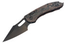 Microtech Stitch Ram-Lok - Livewire Carbon Fiber Handle - DLC Stonewash Blade - Marfione Select - 169RL-1DLCTMS1
