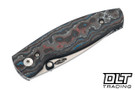 Three Rivers Manufacturing Neutron 2 MagnaCut - Linerlock - 3D Contoured Smooth Star Spangled FatCarbon