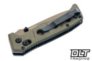 Benchmade Mini Adamas 273FE-05 - OD Green G-10 - Flat Earth Cerakote MagnaCut Blade