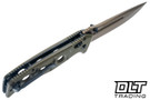 Benchmade Adamas 275FE-04 - OD Green G-10 - Flat Earth Cerakote MagnaCut Blade