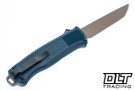 Benchmade Shootout 5370FE-09 - Crater Blue Grivory - Flat Earth S30V Tanto Blade