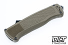 Benchmade Shootout 5371BK-03 - Ranger Green Grivory - Black DLC S30V Drop Point Blade