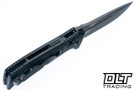 Benchmade Mini Auto Adamas 2730GY-04 - Black G-10 - Cerakote MagnaCut Drop Point Blade