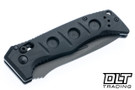 Benchmade Mini Auto Adamas 2730GY-04 - Black G-10 - Cerakote MagnaCut Drop Point Blade