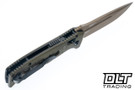 Benchmade Mini Auto Adamas 2730FE-05 - OD Green G-10 - Cerakote MagnaCut Drop Point Blade