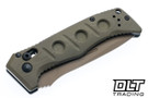 Benchmade Mini Auto Adamas 2730FE-05 - OD Green G-10 - Cerakote MagnaCut Drop Point Blade