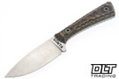 Uinta Hunter V2 - Camo Micarta - Stonewash AEB-L Blade