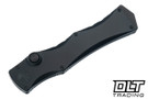 Microtech Halo IV - Hardcoat Anodized Aircraft Alloy Handle - DLC Apocalyptic Blade - Marfione Select - 1150-1DLCTMS1