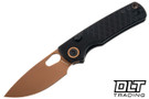 Vosteed Porcupine - Black G-10 - Copper Dune 14C28N Blade