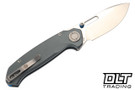 Vosteed Zander - Gray Aluminum - Satin S35VN Blade