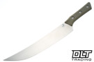 Microtech 10" Butcher Knife - OD Green G-10 - Stonewash Blade