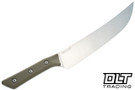 Microtech 10" Butcher Knife - OD Green G-10 - Stonewash Blade