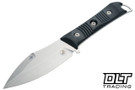 Microtech Always Survive - Stonewash M390MK Blade - Black G-10 Handle - Borka Collab - 96-10BK