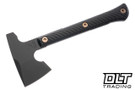 RMJ Tactical Jenny Wren Hammer Poll - Graphite Black 80CRV2 - Black G-10 - Bronze Fasteners