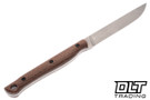 White River Exodus 3 - Natural Burlap Micarta - MagnaCut Blade