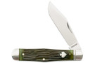 RoseCraft Cumberland River Coke Bottle - Vintage Jigged Bone - Brushed Satin 14C28N Clip Point Blade