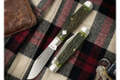 RoseCraft Cumberland River Coke Bottle - Vintage Jigged Bone - Brushed Satin 14C28N Clip Point Blade