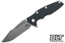 Hinderer Eklipse Skinny Fullered Harpoon Spanto MagnaCut - Working Finish Titanium & Blade - Black G-10