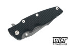 Hinderer Eklipse Skinny Fullered Harpoon Spanto MagnaCut - Working Finish Titanium & Blade - Black G-10