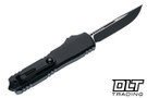 Microtech UTX-70 Gen IV - Black Handle - Black Blade - 11484-1T
