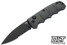Boker Plus Mini Kalashnikov - Gray Aluminum - Black D2 Partially Serrated Blade