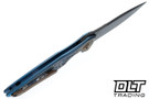 Spartan Blades Pandia - 250th Anniversary Edition - Blue Gold Anodized Titanium - Damascus Blade