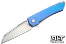 MachineWise Mojave - Blurple Turtle Textured Titanium - Stonewash S90V Blade #1448