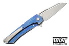 MachineWise Mojave - Plum Raw Distressed Epicenter Titanium - Stonewash S90V Blade #1432