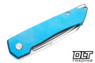 MachineWise Mojave - Aqua Textured Titanium - Stonewash S90V Blade #1447