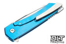 MachineWise Mojave - Aqua Textured Titanium - Stonewash S90V Blade #1447