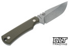 McNees FX PSK - Green G-10 - Atomic Stonewash MagnaCut Blade