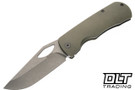 McNees 3.25" Little Dixon - Atomic Green & Bronze Titanium - Stonewash Hardware