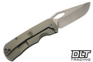 McNees 3.25" Little Dixon - Atomic Green & Bronze Titanium - Stonewash Hardware