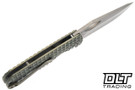 McNees 3.25" Little Dixon - Frag - Atomic Green & Bronze Titanium  - Stonewash Hardware