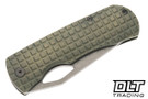 McNees 3.25" Little Dixon - Frag - Atomic Green & Bronze Titanium  - Stonewash Hardware