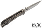 McNees PM Mac 2 3.5" - Jigged Atomic Bronze Titanium - MagnaCut Blade - Stonewash Hardware