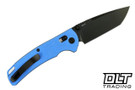 Reate Horizon X - Blue Glass FatCarbon - Black PVD Nitro-X7 Tanto Blade