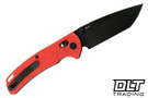 Reate Horizon X - Red Glass FatCarbon - Black PVD Nitro-X7 Tanto Blade