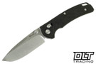 Reate Horizon X - Black Glass FatCarbon - Stonewash Nitro-X7 Drop Point Blade