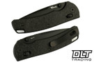 Reate Horizon X - Black Glass FatCarbon - Black PVD Nitro-X7 Drop Point Blade