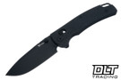 Reate Horizon X - Black Glass FatCarbon - Black PVD Nitro-X7 Drop Point Blade