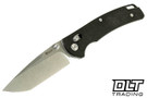 Reate Horizon X - Black Glass FatCarbon - Stonewash Nitro-X7 Tanto Blade