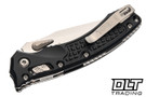 Microtech Amphibian Mini Ram-Lok S/E - Black Frag Handle - Stonewash Blade - 137MRL-10FR