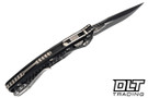 Microtech Amphibian Mini Ram-Lok S/E - Black Frag Handle - Black Blade - 137MRL-1FR
