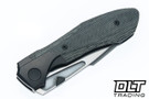 Null Voodoo Doll - Black DLC Titanium Bolster - Black Micarta - Stonewashed Vanax Blade