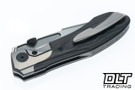 Null Voodoo Doll - Glass Bead Blast Titanium Bolster - Black CamoCarbon - Hand Rubbed Satin Vanax Blade