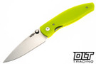 Three Rivers Manufacturing Atom Magnacut - Linerlock - 3D Sunburst Scales - Day Glo G-10